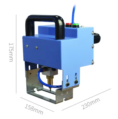 Portable small dot peen marking machine to punch letters numbers