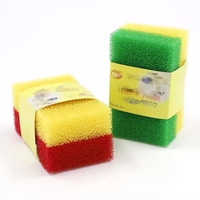 Éponge à récurer pour vaisselle éponge de nettoyage de cuisine tampons pores fins éponge filtrante imitation luffa
