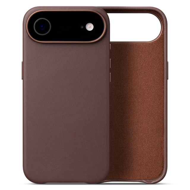 Custom High Quality PU Full Warp Bumper Back Cover Leather Phone Case for IPhone 17 Air/Pro/Pro Max