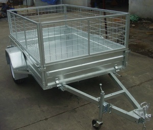 Rimorchio in acciaio zincato 6x4 pollici con gabbia modello CT0080X - Product Image 2