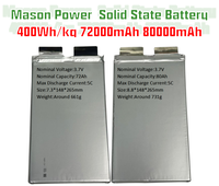 Batterie LiPo à État Solide 400Wh/Kg Nouvelle Conception 3.7V 80000mAh pour EVTOL Drone de Cargaison Drone Lève-charge Drone Robuste