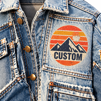 Veste en jean patchwork délavée sur mesure pour homme, multi-poches, style streetwear oversize, bomber OEM ODM