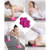 LADYGLOW Coussin de genou souple pour yoga avec protection épaisse pour les coudes, coussin pour les mains et la tête en matériau EVA pour la protection