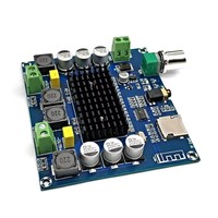Carte d'amplificateur de puissance numérique XH-A105 BLE 5.0 TDA7498 2x100W Module AMP audio stéréo prenant en charge la carte TF et l'AUX