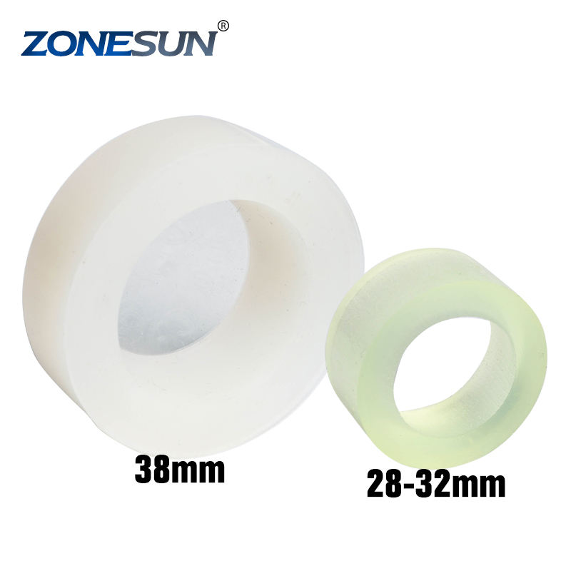 ZONESUN Capping Machine Chuck Rubber Mat for 28-32mm 38mm Bottles