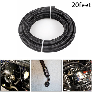 Réservoir d'huile de ventilation avec tuyau tressé AN10 et kit de connecteurs pour amélioration de la performance du moteur, 3M noir - Product Image 4