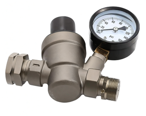 Regulador de Presión de Agua para Autocaravanas COVNA, Regulador de Presión de Agua de Latón Sin Plomo con Manómetro - Product Image 3