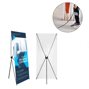 Großhandel Maßgefertigte Tragbare PVC-Banner für X-Ständer Werbefahnen & Banner für Werbung und Ausstellungspräsentation - Product Image 5