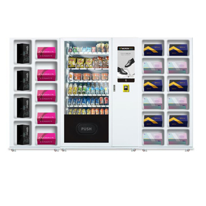 コンボロッカー衣類靴自動販売機22インチタッチスクリーン付き工場卸売 - Product Image 1