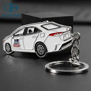 New Product Ideas 2023 Soft Enamel Key Chain Metal Zinc Alloy Logo Keychain Cool Car Shape Designer Keyrings