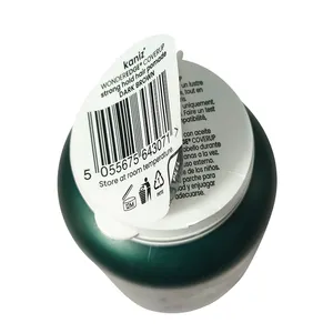 Fabrik Direkt verkauf benutzer definierte Barcode abziehen Doppels chicht Aufkleber hochwertige runde abziehbare Aufkleber Etiketten