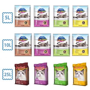 Litière pour chat OEM en argile bentonite à forte agglomération, premium, facile à nettoyer, biodégradable, sphérique, hautement absorbante, contrôle des odeurs - Product Image 6