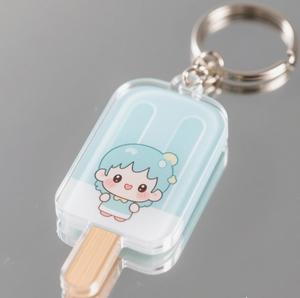 Dqd biểu tượng tùy chỉnh Kawaii phim hoạt hình Hello Kitty động vật quyến rũ Túi ba lô Nhẫn bền Plasti cacrylic Popsicle Keychain - Product Image 6