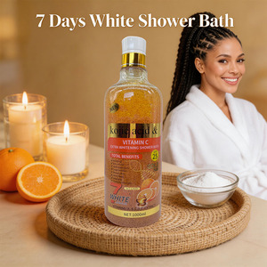 Gel Douche Éclaircissant Naturel aux Herbes, Élimine Vergetures et Taches, Détoxifie et Illumine la Peau, Lavant Corporel à l'Acide Kojique et Vitamine C - Product Image 3