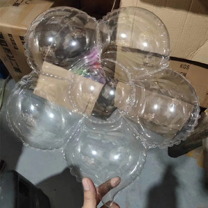 Sıcak satış yıldız/kalp/noel ağacı noel partisi doğum günü günü için Led Bobo balon ışık up balonlar - Product Image 6