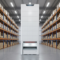 Système de rayonnage automatisé Runze, module de levage vertical, acier Q235 galvanisé à chaud, capacité de 1000 kg, conception modulaire