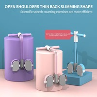PINJIAN Machine de Fitness Abdominale en Gros avec Minuteur, Bandes d'Exercice de Gymnastique Intelligentes pour Sit-up et Pédale de Cheville