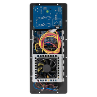Module d'amplificateur de puissance actif professionnel haute puissance 1200W classe D DSP en métal avec pour pour caisson de basses et son surround