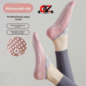 Calcetines/Mangas Largas de Algodón Comprimido Antideslizantes de Alta Calidad CZFIT Personalizados para Yoga, Pilates y Uso Diario - Product Image 1
