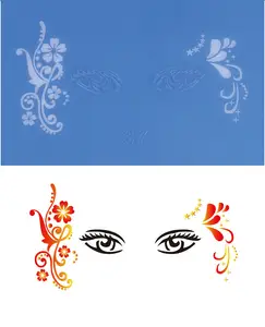 顔の絵のためのPET再利用可能なステンシル、エアブラシの絵のステンシル