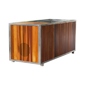 Bañera de Inmersión Fría de Diseño Moderno para Hoteles, Bañeras de Spa de Cedro Rojo, Bañeras de Hielo de Madera de Hemlock con Cubierta - Product Image 6