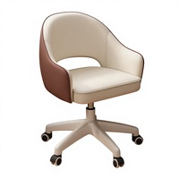 Chaise de bureau ergonomique en nylon, design minimaliste, réglable en hauteur et pivotante, pour la maison et le bureau