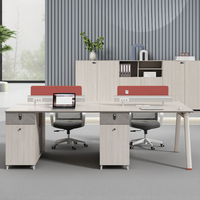 Nouveau bureau d'ordinateur modulaire en bois durable à prix raisonnable avec tiroir de rangement, mobilier de bureau moderne