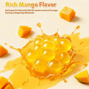טעמים מרובים קופצים בובה פנינים מנגו תות תות פרי מיץ פירות כדורי מיץ סוכר מותאם אישית מיץ בועת מיץ בועה בקבוק תה שמן - Product Image 3