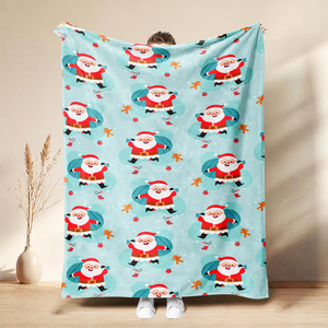 Manta de Franela con Diseño de Muñeco de Nieve, Manta para Siesta, Súper Suave, Lavable a Máquina, para Cama, Sofá, con Estampado Personalizado - Product Image 2