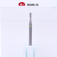 SHUANGJIA Embouts de ponceuse à ongles russes en carbure de tungstène, toutes tailles, forme poire, pour nettoyage des cuticules et coupe croisée