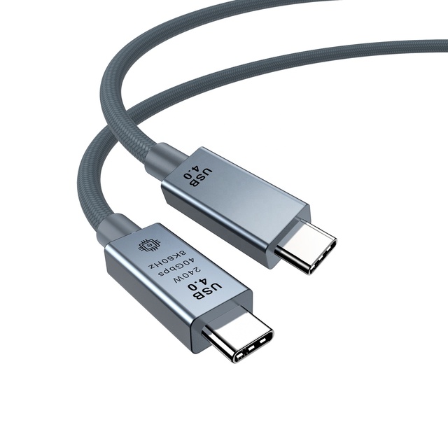 2m Usb-c Charger Cord with 240w Usb4 40gbps Display 8K 60HZ Compatible With Thunderbolt 3 4