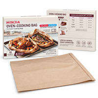 Sac de cuisson OEM personnalisé, résistant à la chaleur, grande capacité, pour poulet entier, dinde, viande, légumes, cuisson au four