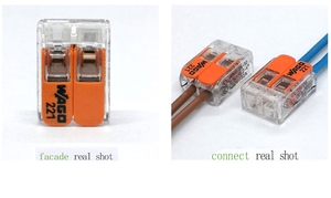 WAGOs 221-412全盒100电线连接器，并联端子，快速连接连接器全新原装正品 - Product Image 5