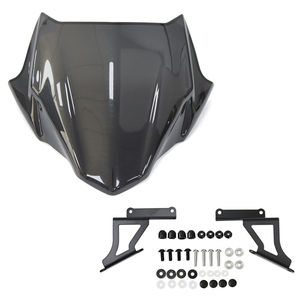 Accessoires <span class=keywords><strong>moto</strong></span> pour <span class=keywords><strong>KAWASAKI</strong></span> Z650 2020-2025 <span class=keywords><strong>KAWASAKI</strong></span> Z900 2020-2024 : Pare-brise avant sport avec guide de vent - Product Image 1