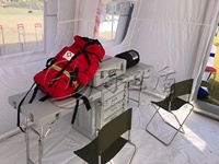 Table de travail pliable en rotomoulage, boîtier en plastique rigide avec étanchéité IP65, boîtier personnalisé OEM/ODM