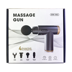 Pistola de masaje ligera y portátil, accesorio con vibración de tejido profundo, ajustable, venta al por mayor, de marca privada, juego de regalo - Product Image 5