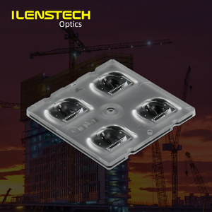 Ilenstech Quang Học Led Ống Kính Ánh Sáng Đường Phố Ống Kính 2X2 Không Đối Xứng 50 Chùm Mô Hình 50X50Mm Cho 5050 Điốt - Product Image 4