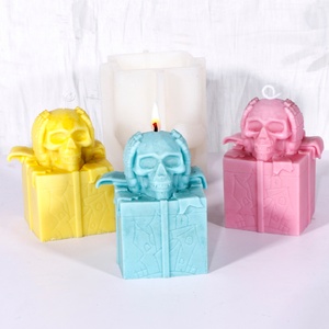 Molde de Silicona al por Mayor para Velas de Halloween, Herramientas para Decoración de Fiestas de Halloween - Product Image 1