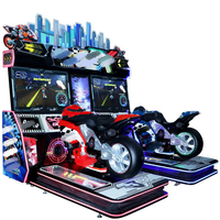 Machine de jeu d'arcade de course de moto Kaimi 5DX avec écran de 42 pouces, simulateur de conduite de moto pour enfants, centres de jeux, anglais, 110-240V