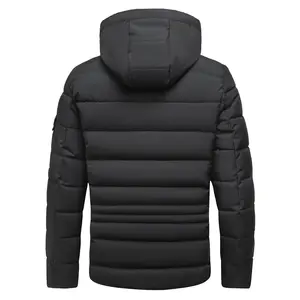 All'ingrosso impermeabile caldo Plus Size Outwear piumino giacca invernale personalizzata per uomo