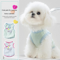 Chaleco para Mascotas con Estampado de Dibujos Animados Personalizado, Ropa de Verano Delgada y Transpirable para Perros - Proveedor OEM/ODM