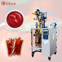 Machine de remplissage, scellage et emballage automatique verticale numérique haute productivité pour ketchup et pâte d'arachide, sacs/pochettes/films - Prix usine