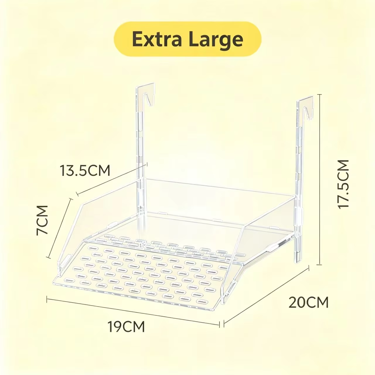 Extra Large Acrylic Hook Turtle Basking Platform
