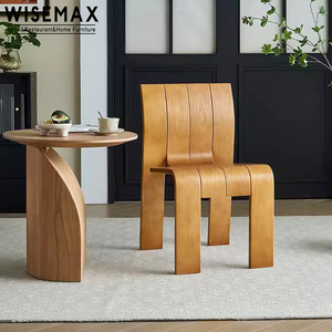 WISEMAX MUEBLES Nuevo estilo chino muebles para el hogar marco de madera estable respaldo Silla de comedor de madera natural para comedor Hotel - Product Image 2