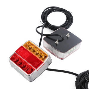 Led vuông Caravan đuôi ánh sáng Kit 7 Pin Mỹ Trailer cắm phổ phía sau đèn Led Trailer Đuôi Đèn Kit - Product Image 4