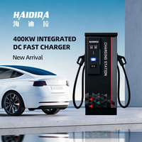 HAIDIRA Chargeur rapide DC tout-en-un 160 kW à double pistolet CCS2 Station de recharge intelligente pour véhicules électriques OCPP 1.6 RFID pour usage commercial