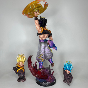 Figura de acción de anime JT de 41 cm, personalizada OEM, superventas, modelo de decoración de personaje de dibujos animados Saiyajin Sin Límites Super <span class=keywords><strong>Saiyan</strong></span> Blue - Product Image 4