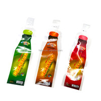 Sac d'emballage de gelée de jus de forme d'impression de qualité supérieure sac en plastique de qualité alimentaire de boisson d'eau liquide Flexible