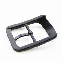 Fournisseur d'usine – Boucles de ceinture pas chères en alliage de zinc noir 35 mm MX MX-711, conception OEM, logo gravé au laser/à la chaleur, clip central personnalisé