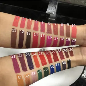 Wholesale lipstick private label organic lipstick high quality no brand cosmetic 40 colors make your own lipstick